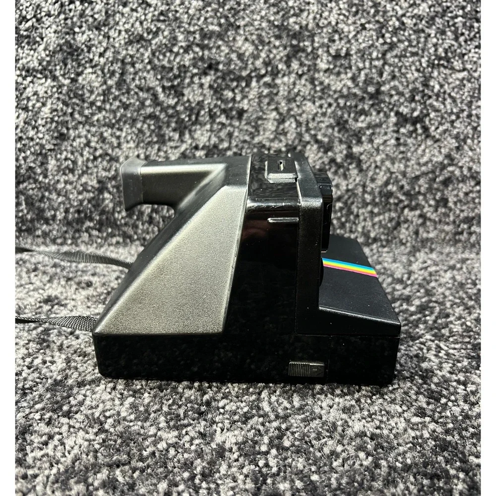 Polaroid Time-Zero OneStep Instant Film Camera Rainbow Stripe Vintage Untested